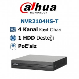Dahua NVR2104HS-T 4 Kanal Nvr Kayıt Cihazı